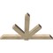 Ekena Millwork Kennewick Rough Sawn Timber Gable Bracket, Douglas Fir, 72"W x 45"H x 4"D x 6"F, 15/12 Pitch GBW072X45X0406KEN00RDF - alternate 5